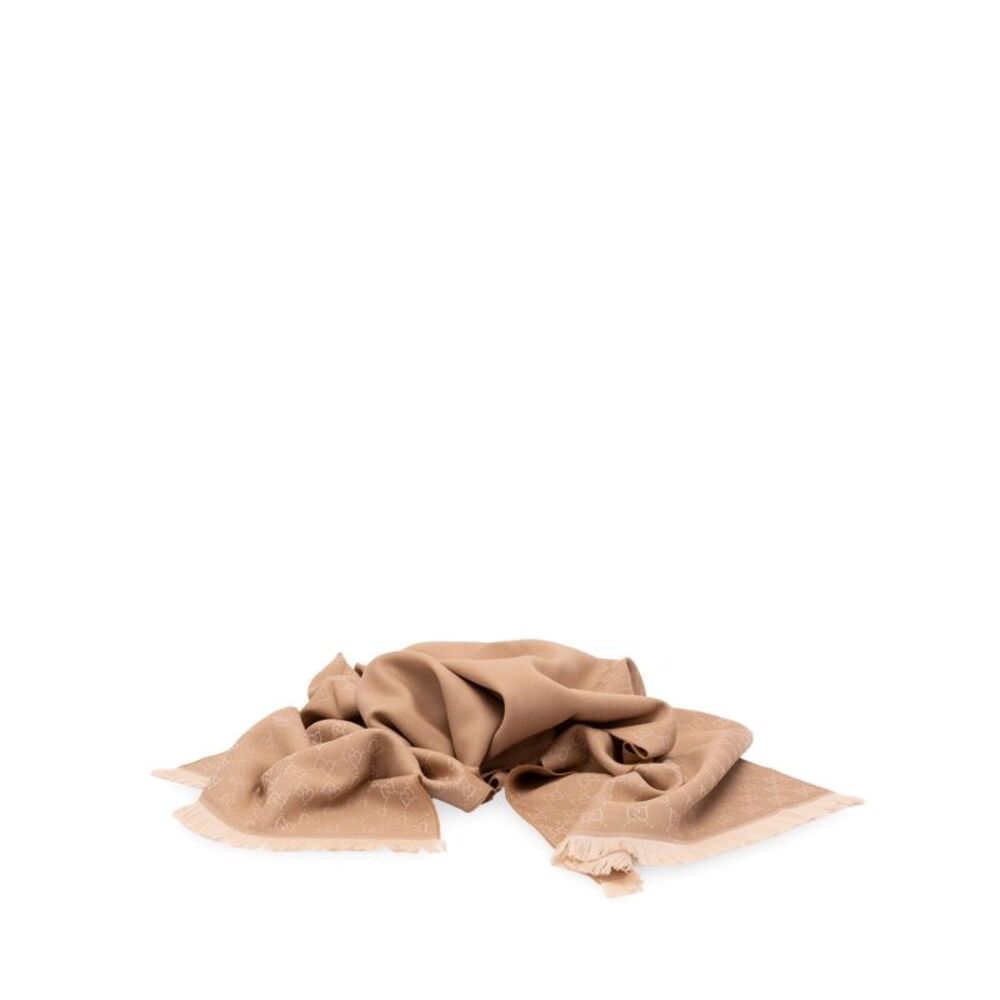 Gucci Women Gg Wool Scarf